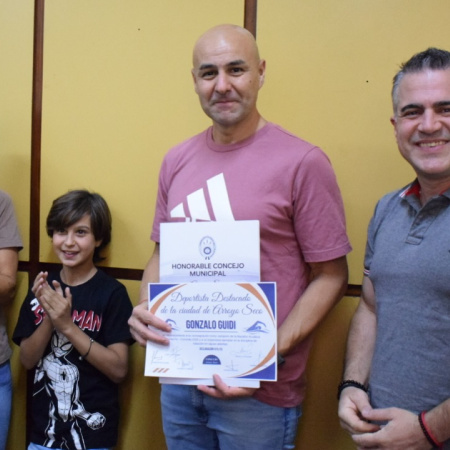 El Concejo declaró deportista destacado a Gonzalo Guidi