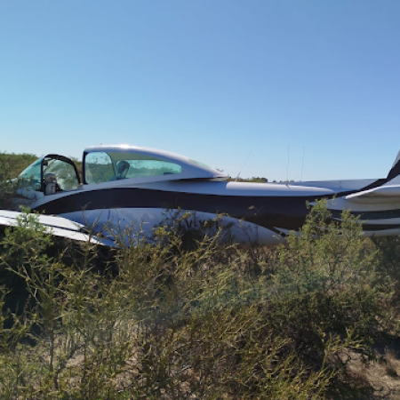 Una avioneta que se dirigía a Arroyo Seco se estrelló en San Antonio Oeste