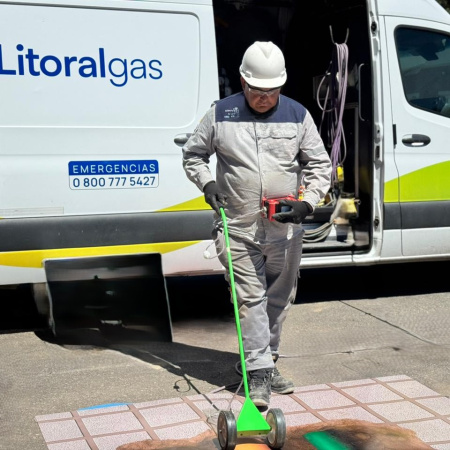 Litoral Gas busca pérdidas de gas natural en Pueblo Esther y Fighiera