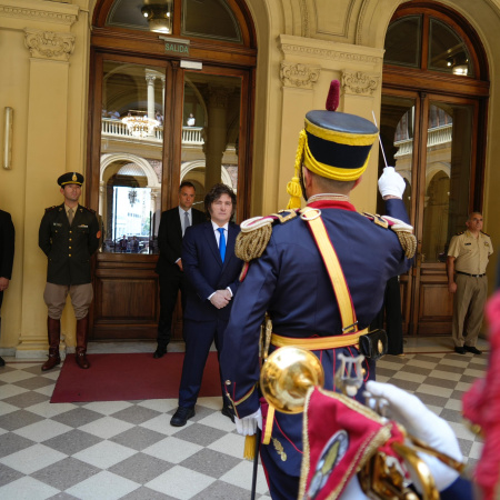 Confirmaron la presencia de Javier Milei en San Lorenzo