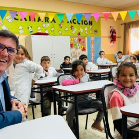 Goity: “Sigamos haciendo todos los esfuerzos para que los chicos aprendan”