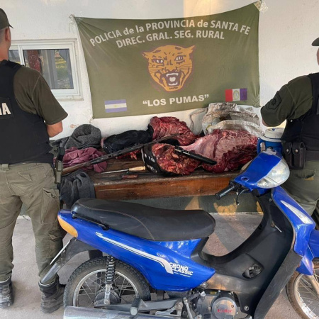 "Los Pumas" incautaron más de 300 kilos de carne vacuna de dudosa procedencia