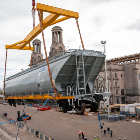 Una cooperativa agrícola santafesina adquirió 45 vagones cerealeros