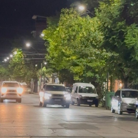 Más luces led sobre calle Belgrano