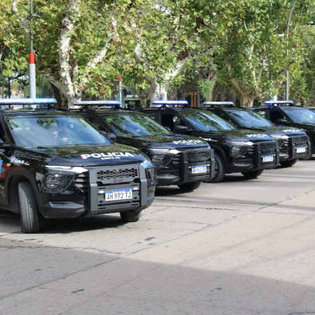 Arroyo Seco incorporó cinco nuevos patrulleros para reforzar la seguridad
