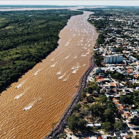 La Fiesta Nacional del Surubí reflejó el desastre ambiental que padece el río Paraná