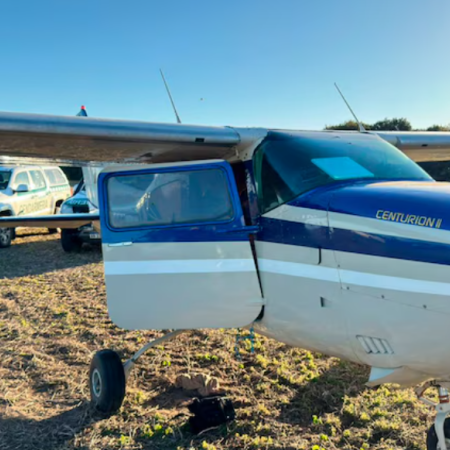 Incautaron otro avión repleto de cocaína en Santa Fe
