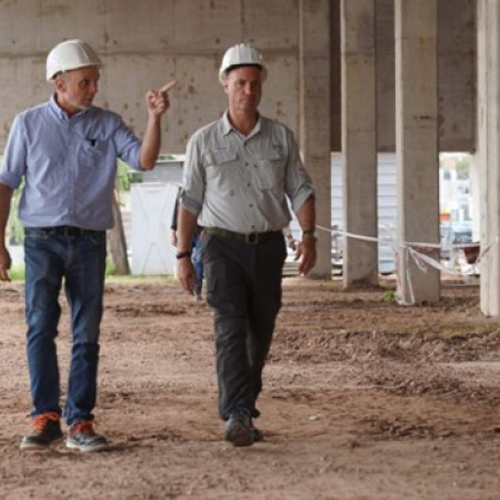 Ya está en marcha la megaobra para terminar el Hospital Regional Sur de Rosario
