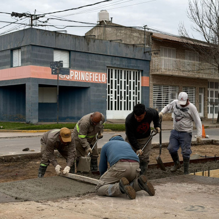 Finalizó la primera etapa de la repavimentación en Belgrano y San Nicolás