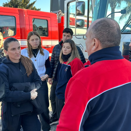 La brigadista Diamela Coletta volvió a Arroyo Seco tras colaborar en Venezuela