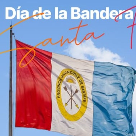 Hoy se celebra el día de la bandera de Santa Fe