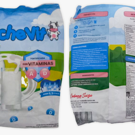 Prohibieron la comercialización de un lote leche en polvo “Lechevit”