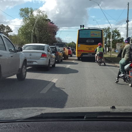 Tonelli destacó los avances en seguridad vial y estacionamiento sobre ruta 21